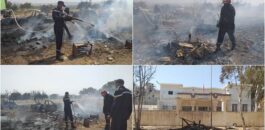 حريقان في وقت واحد يستنفران السلطات المحلية بزايو … والأسباب مجهولة+ صور وفيديو