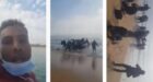 فيديو جديد لمغاربة يوثقون لحظات وصولهم عبر قارب مطاطي إلى إسبانيا وقيامهم بسجدة جماعية