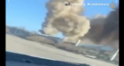 شاهد.. سائق أوكراني ينجو من صاروخ روسي سقط أمام سيارته