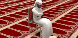 شاهدوا بالفيديو  .. اختراع لم يطبق ولا يوجد كرسي مخفي للصلاة في جامع الإمام بقطر