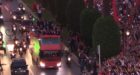 بعد إنجازه التاريخي.. المنتخب المغربي يحظى باستقبال الأبطال(فيديو)