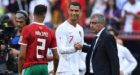 الركراكي : أتمنى أن لا يشارك رونالدو في مباراتنا ضد البرتغال