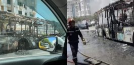 تطوان تنجو من كارثة النيران تحول حافلة للنقل الحضري إلى كومة رماد +صور
