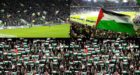 جماهير سيلتيك الاسكتلندي تتحدى المنع وترفع أعلام فلسطين بدوري أبطال أوروبا