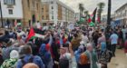 مسيرة وطنية حاشدة يشارك فيها آلاف المغاربة تضامنا مع غزة