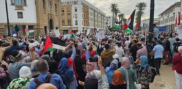 مسيرة وطنية حاشدة يشارك فيها آلاف المغاربة تضامنا مع غزة