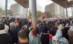 شاهد فيديو .. احتجاج بميناء الدار البيضاء ضد رسوّ سفينة محملة بالسلاح لإسرائيل